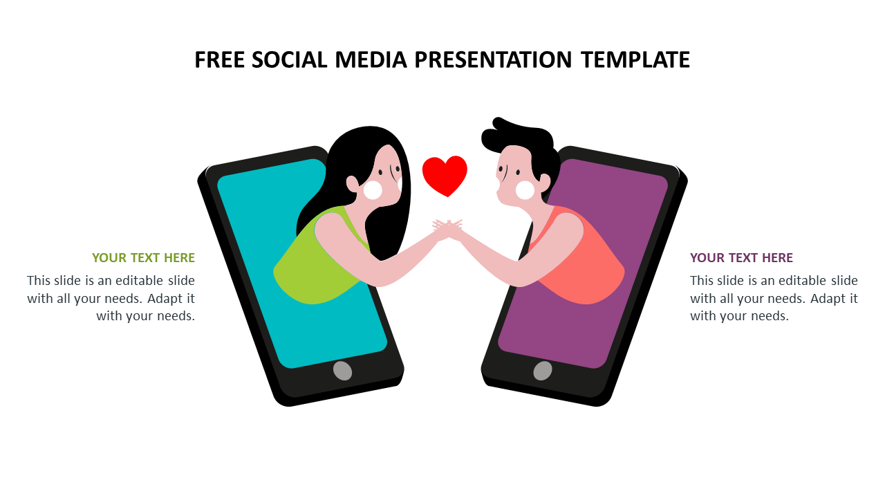 free social media presentation template